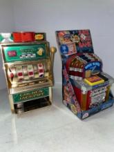 Vintage Miniature Slot Machine Banks