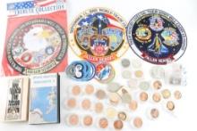 Apollo Space Program Coin & Memorabilia Lot