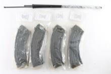 Lot of 7.62x39mm AK Magazines & cleaning rods