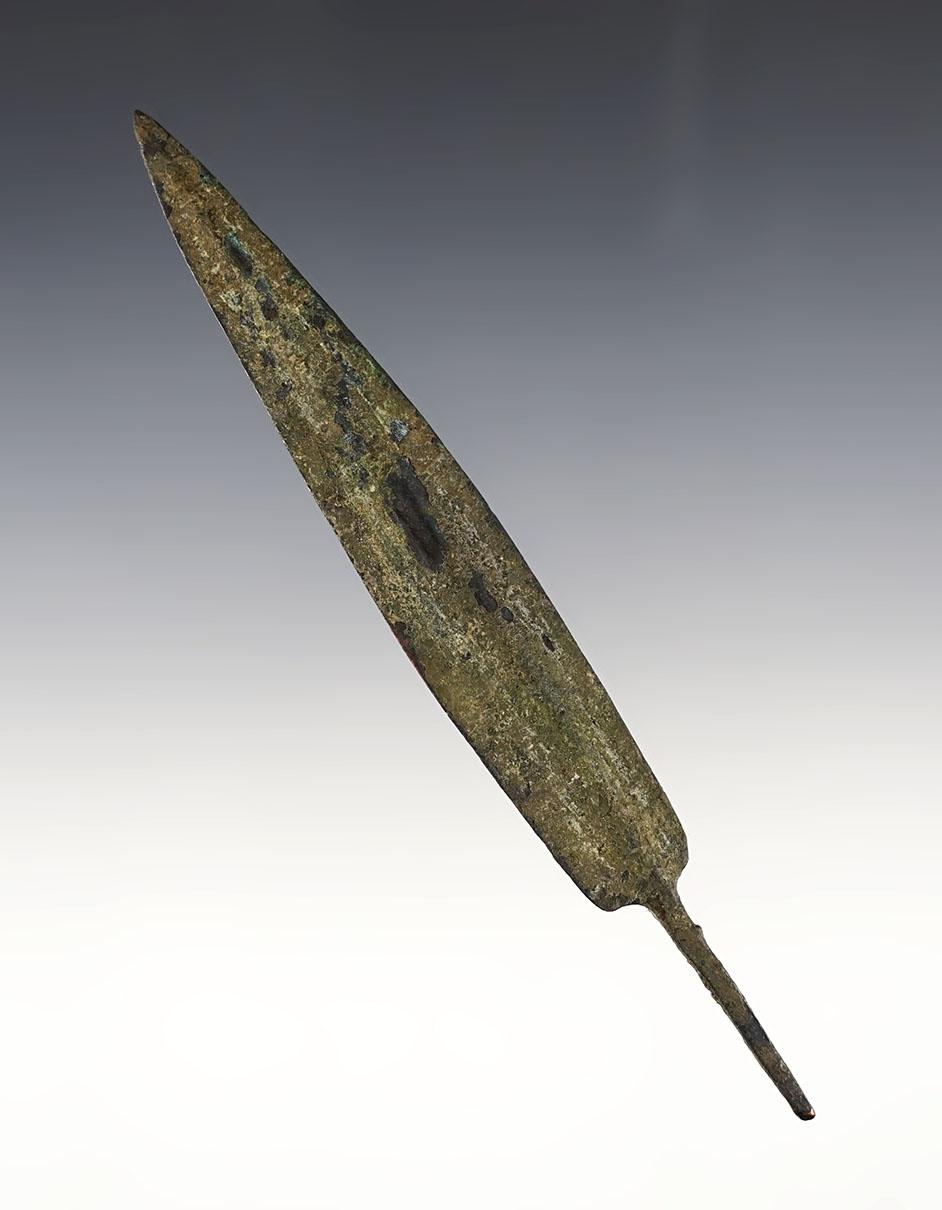5 3/4" ancient European Bronze Spear Point in very nice condition.