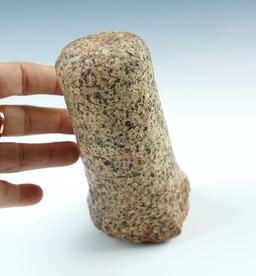 5" tall Granite Bell Pestle recovered in Lorain Co., Ohio. Ex. Garry Mumaw, Gilbert Dilley.