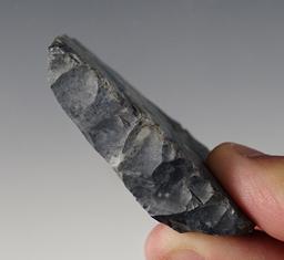 2" Paleo Square Knife made from mottled Coshocton Flint. Found in Licking Co., Ohio. E