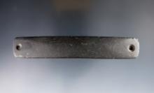 5 3/16" Bar Weight in excellent condition. Made from deeply patinated black slate.