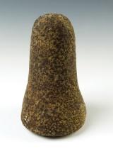 Nice 5 1/8" tall Bell Pestle - Putnam Co., Ohio. Slight damage to base but still displays well.