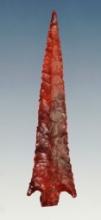 Truly exceptional 1 13/16" Wallula made from beautiful dark red material. Stermer COA.