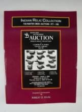 Book: Indian Relic Collection - The Painter Creek Auctions 1977-1988.