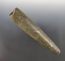 Superb 6 1/4" Steatite Tube Pipe found by Jack Litchfield, San Diego Co., California. Davis COA.