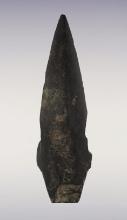 Very thin and nicely made 2 9/16" Slate point found in New York. Ex. Kirk Spurr collection.