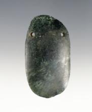2 1/8" Celt-form Pendant, Guanacaste Province, Nicoya Region, Costa Rica. 300 BCE- CE 700.