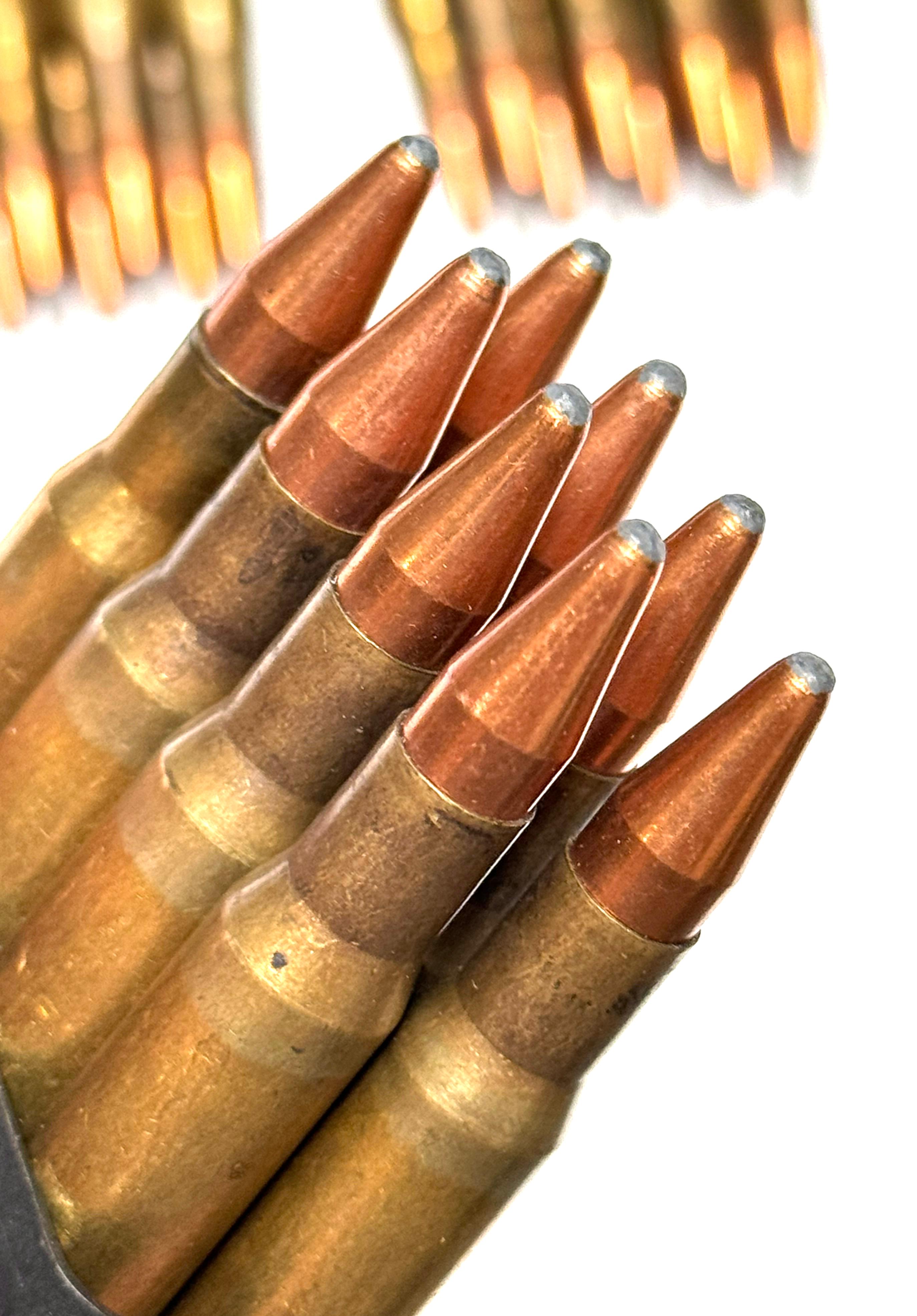 56rds. of Various .30-06 SPRG. Pointed SP Ammunition in Enblock Clips 