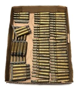 54rds. of 7.62x51 and 28rds. of .30-06 Blanks