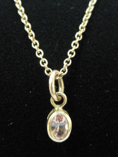 Custom 18k Rose Gold Pendent