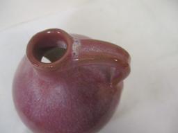 Brown Pottery "Candle Jug" - Made in Arden, NC in 1995