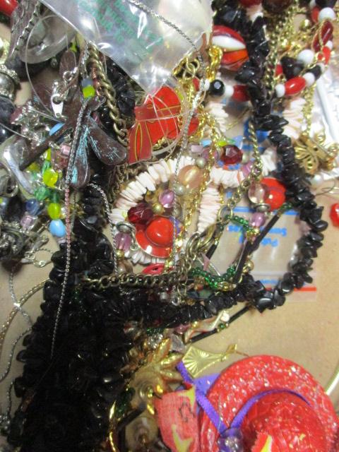 Costume Jewelry-Necklaces, Earrings, Brooches, etc.