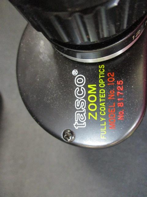 Tasco Zip 2000 (7 x 35) Binocular & Tasco Zoom 6x-12 x 32) Model 102