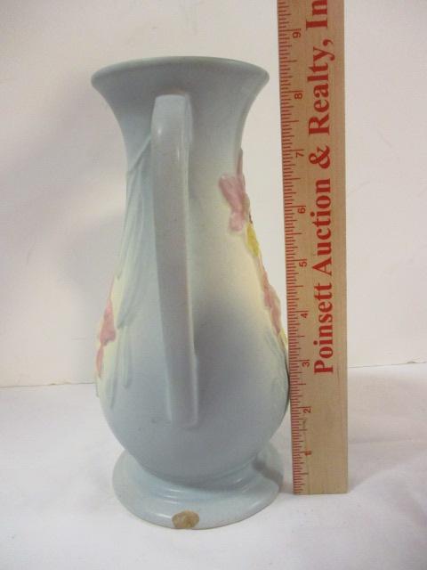 Vintage Hull Pottery Handpainted Iris Urn Vase