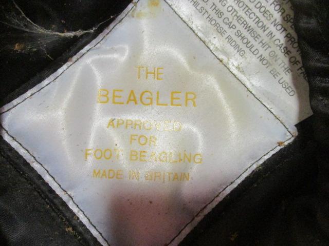 Vintage "The Beagler" Hunting Hat and Leather Bridles