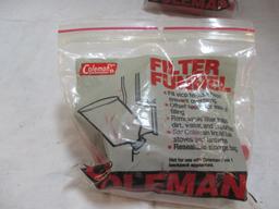 2 new Old Stock Coleman Filter Funnels (still in package)