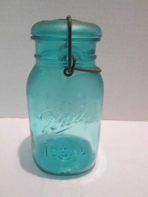 Bicentennial Ball Glass Jar Mason Jar