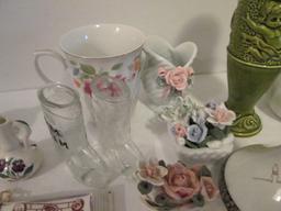 Vases, Pitchers, Cups and More