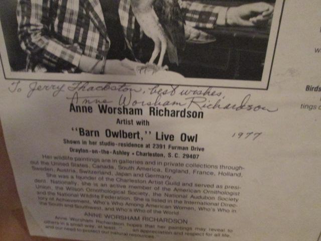 Two Anne Worsham Richardson Signed Framed Bird Prints