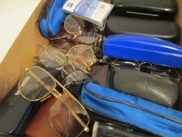 Prescription and Readers Eyeglasses and Cases