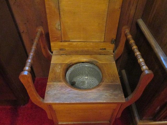 Antique Commode with Chamber Pot