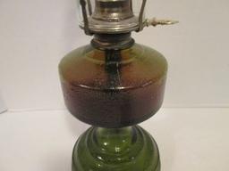 Colored Glass Oil lamp