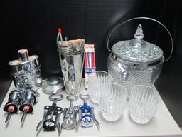 Barware Supplies, Ice Bucket, Decanter, Glasses, and More