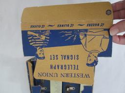 Vintage Toy "Western Union Telegraph Signal" in Original Box