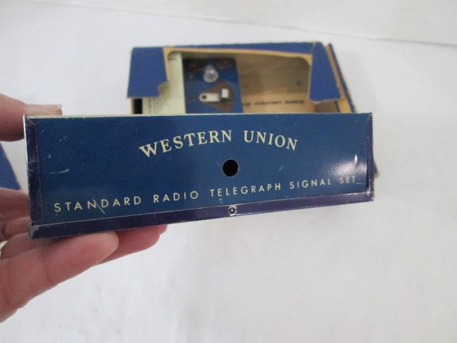 Vintage Toy "Western Union Telegraph Signal" in Original Box