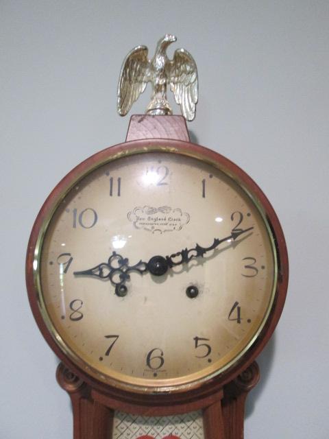 New England Clock Co. Banjo Wall Clock
