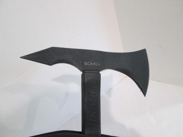 Like New Schrade SCAXE4 Tomahawk with Spike