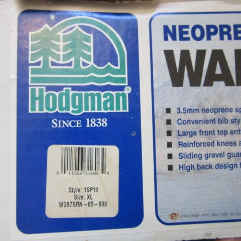 Hodgman Style ISP10 Size X-Large Neoprene Waders in Original Box