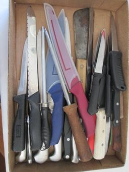Grouping of Kitchen Knives-Emeril Lagasse, Chicago Cutlery, Farberware Pro,