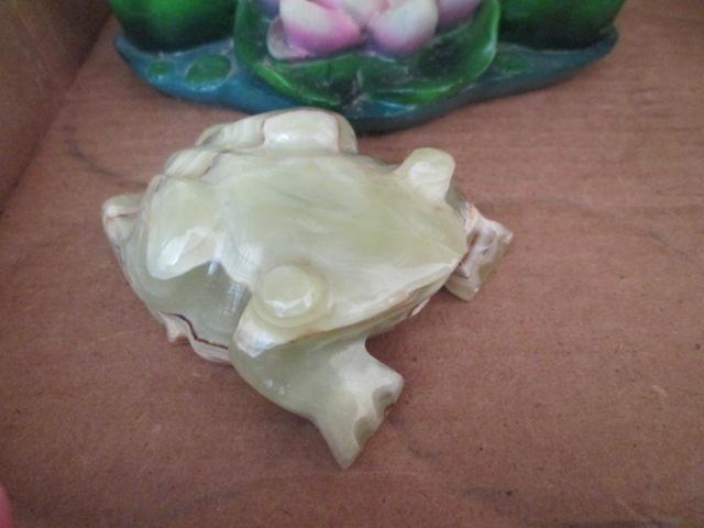 Frog Figurines, Shaker Set and Vase