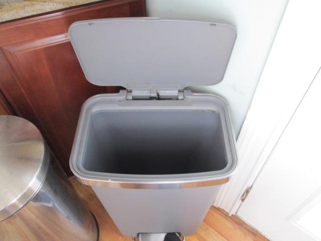 Two Foot Pedal Kitchen Trash Cans