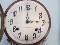 Vintage New Haven Banjo Wall Clock