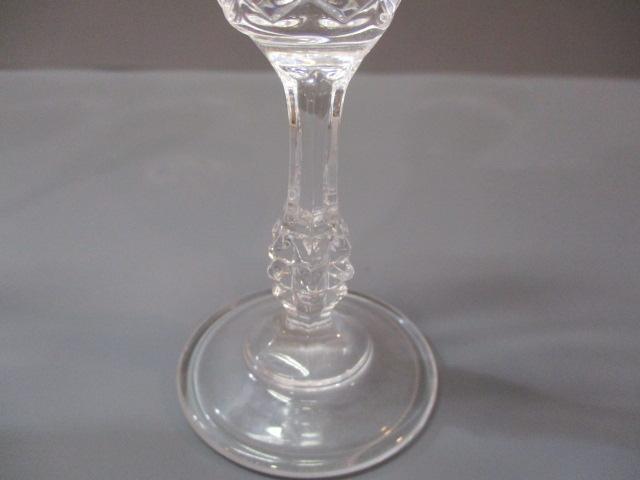 4 Cordial Crystal Glasses