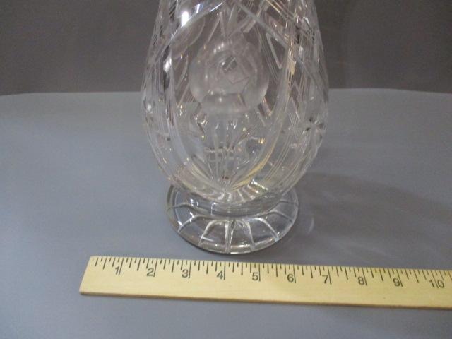 12 1/2" Crystal Vase