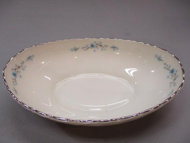 Oval Vegetable Bowl "Chanson" Pattern By Lenox 9" x 6"