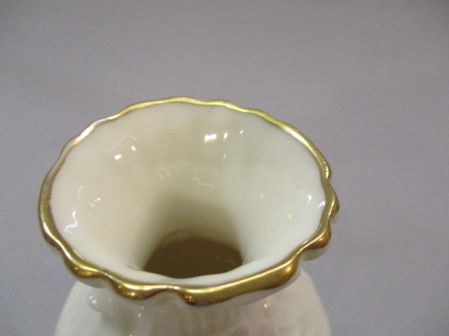 Lenox 4 1/2" Vase w/Gold Trim 4 1/2"