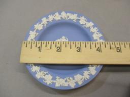 Vintage Wedgwood Blue Jasperware Small Plate 4 1/2"