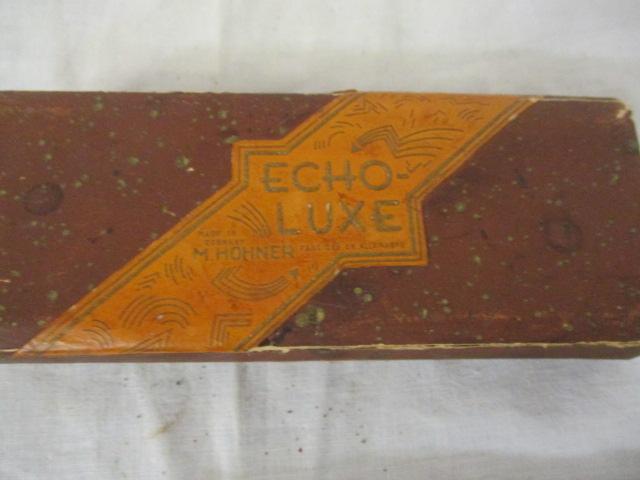M. Hohner 1933 World's Fair Echo Luxe Art Deco Harmonica