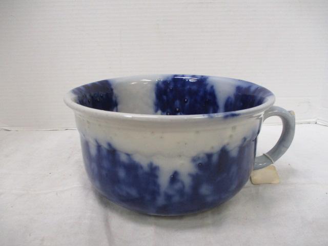 Flow Blue Chamber Pot