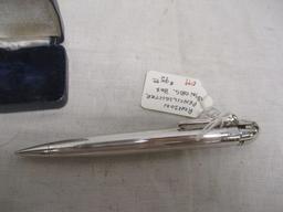 Ronson Silverplate Lighter (3") & Ronson Penciliter (6")
