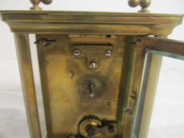 Tilden Thurber Co. Providence Brass Carriage Clock w/key
