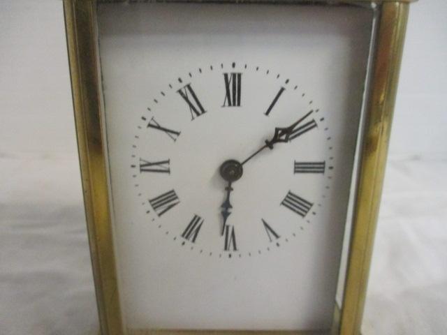 H & H France Brass Carriage Clock