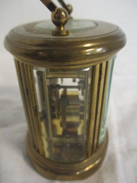 Matthew Norman London Brass Clock 11 Jewel Swiss Made