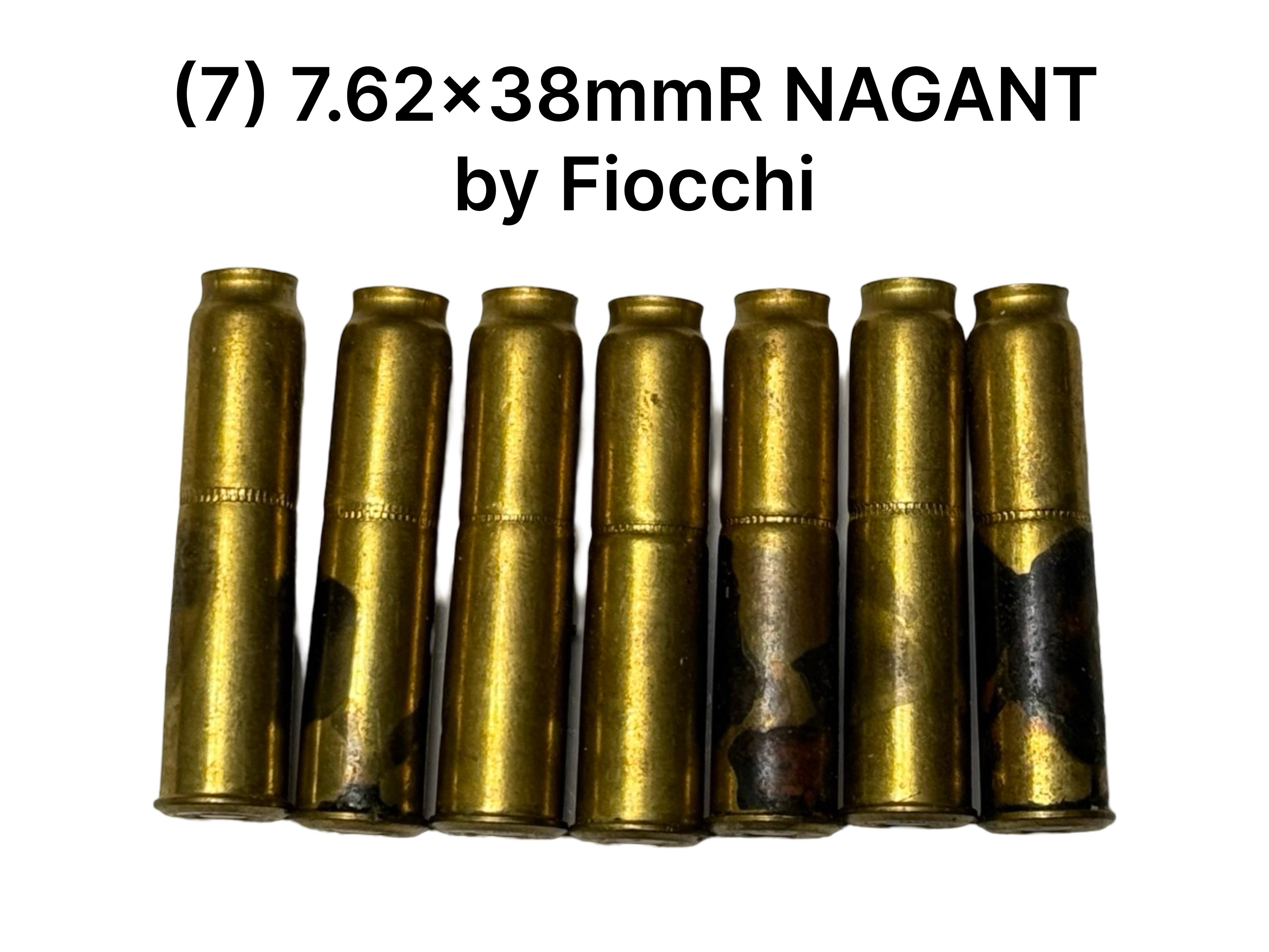 7rds. of 7.62x38mmR NAGANT by Fiocchi